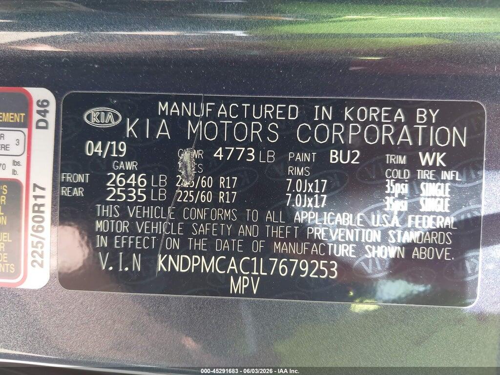 KNDPMCAC1L7679253 2020 KIA SPORTAGE photo no. 9