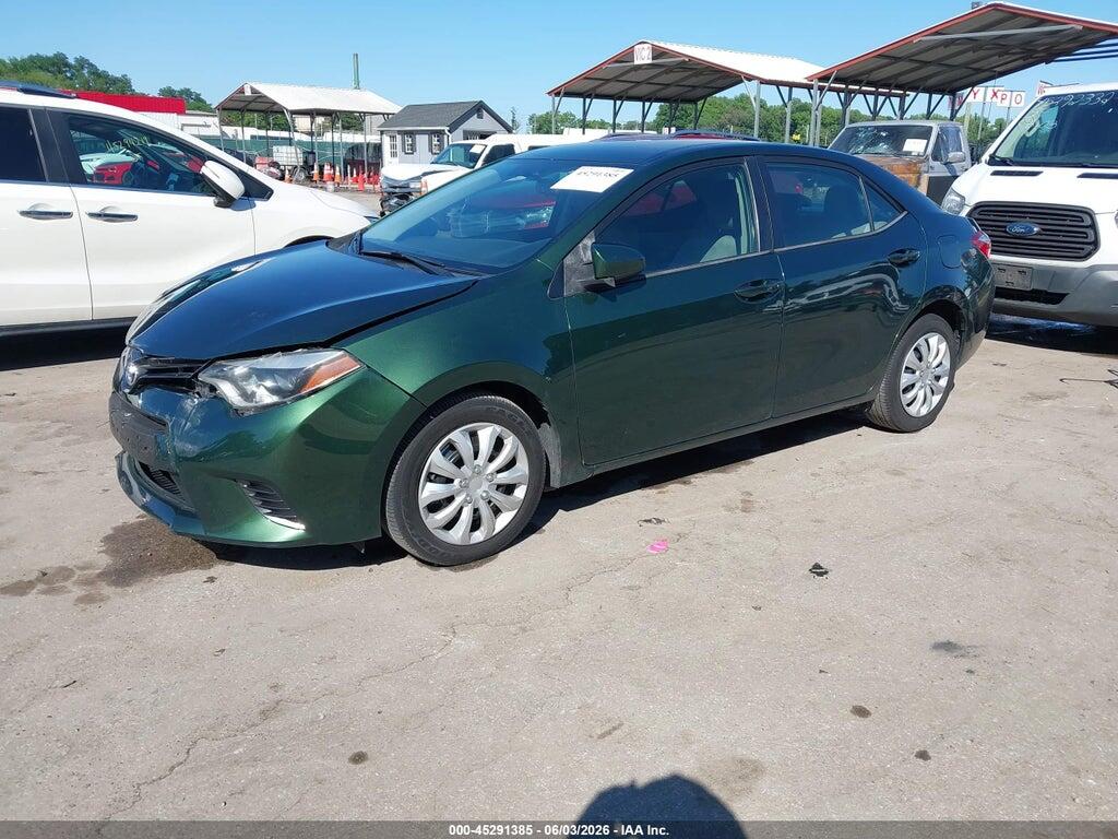 2T1BURHE5FC339613 2015 TOYOTA COROLLA photo no. 2