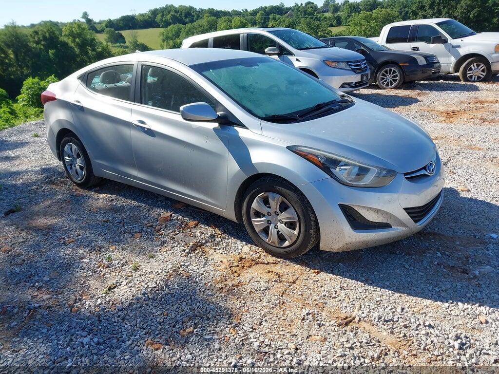 5NPDH4AE0GH728779 2016 HYUNDAI ELANTRA photo no. 1