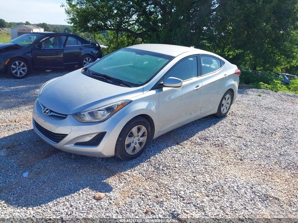 5NPDH4AE0GH728779 2016 HYUNDAI ELANTRA photo no. 2