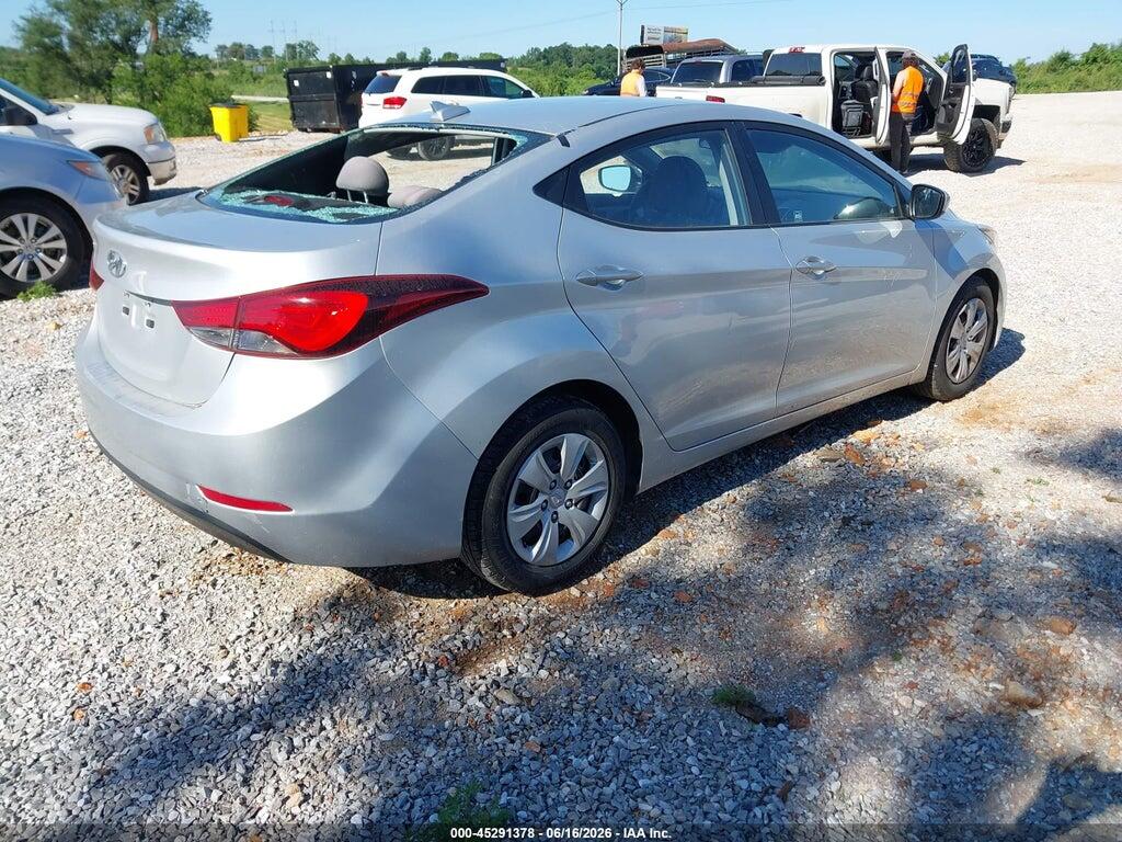 5NPDH4AE0GH728779 2016 HYUNDAI ELANTRA photo no. 4