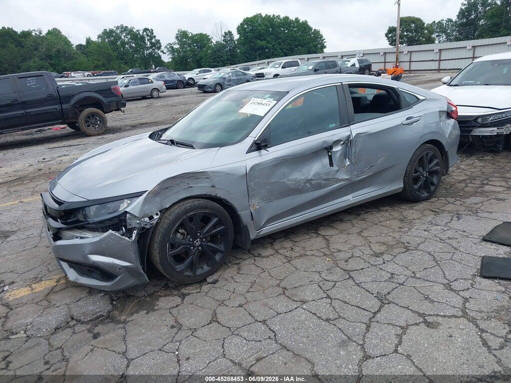 2HGFC2F89KH581928 2019 HONDA CIVIC photo no. 2