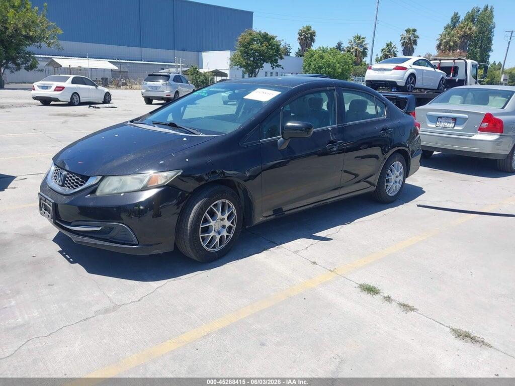 2HGFB2F54FH518525 2015 HONDA CIVIC photo no. 2