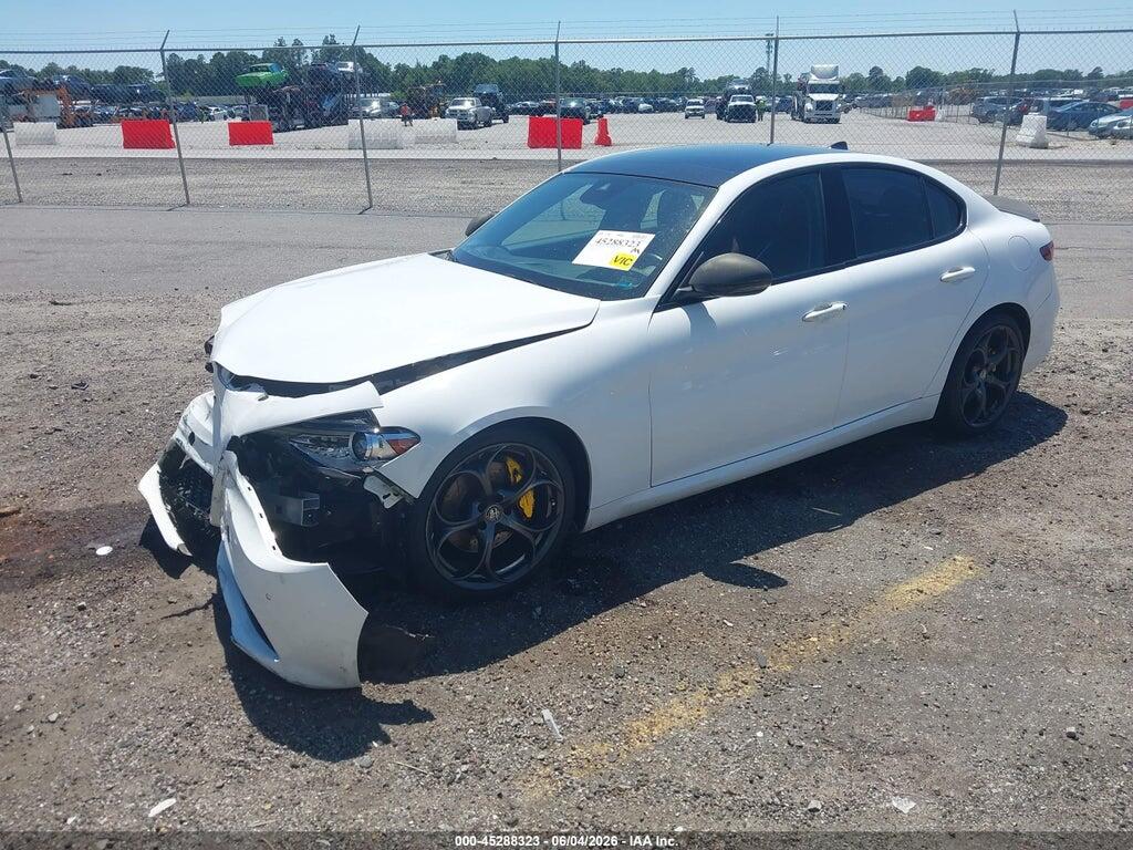 ZARFAECN9J7589477 2018 ALFA ROMEO GIULIA photo no. 2