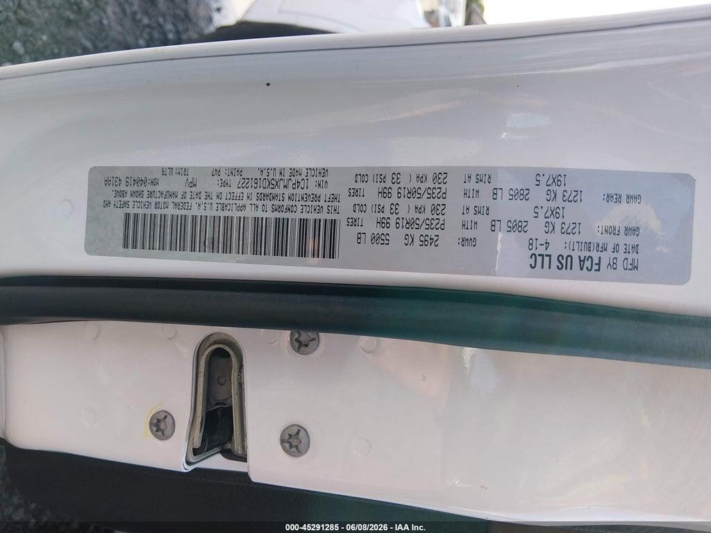 1C4PJMJX5KD161227 2019 JEEP CHEROKEE photo no. 9