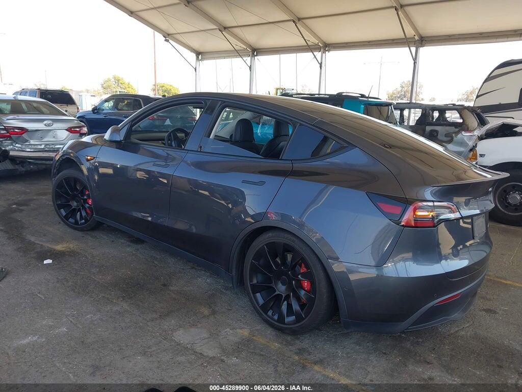 5YJYGDEE4MF182397 2021 TESLA MODEL Y photo no. 3