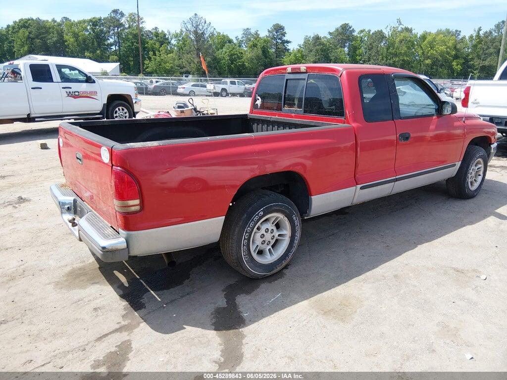1B7GL22X1WS615214 1998 DODGE DAKOTA photo no. 4