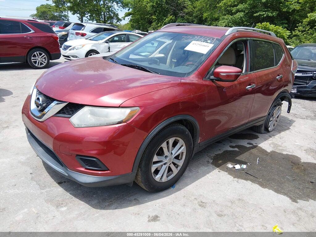 KNMAT2MT6FP563310 2015 NISSAN ROGUE photo no. 2