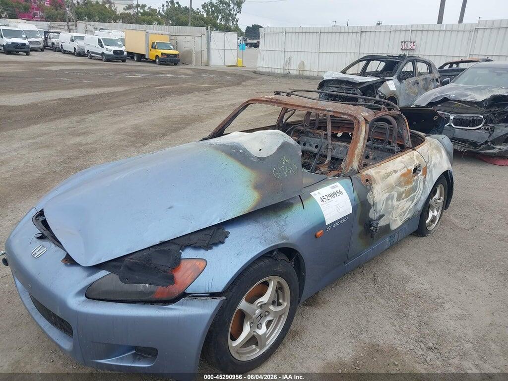 JHMAP11432T000405 2002 HONDA S2000 photo no. 6