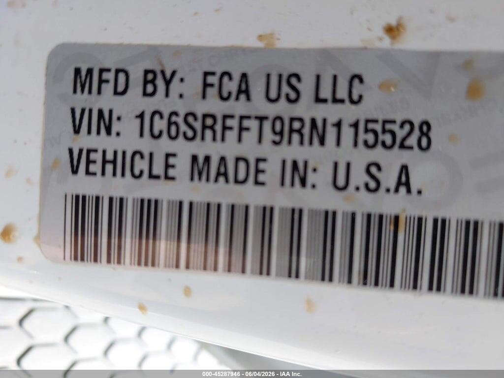 1C6SRFFT9RN115528 2024 RAM 1500 photo no. 9
