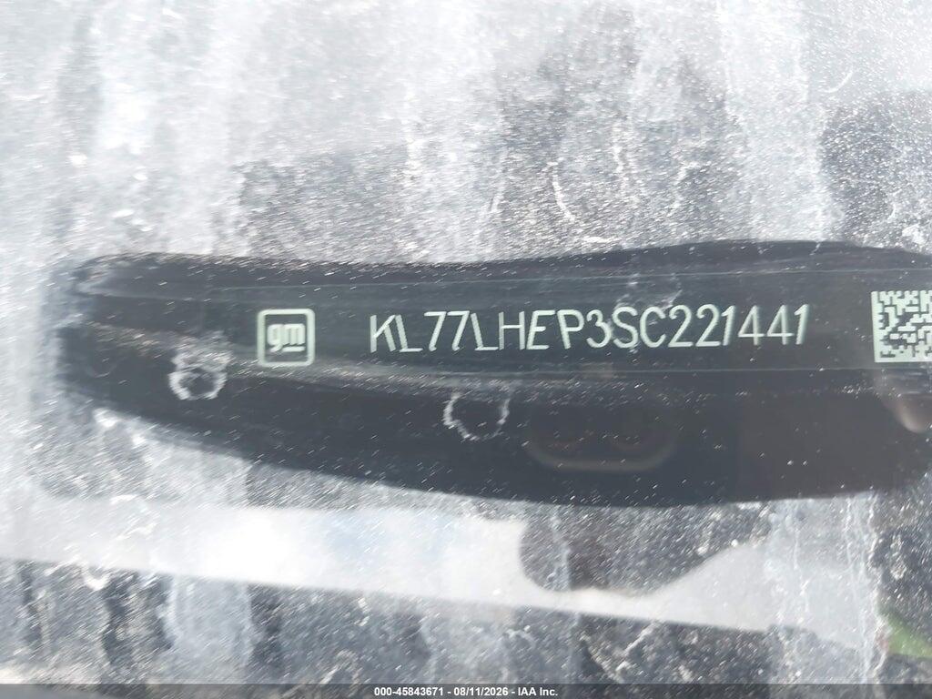 KL77LHEP3SC221441 2025 CHEVROLET TRAX photo no. 9