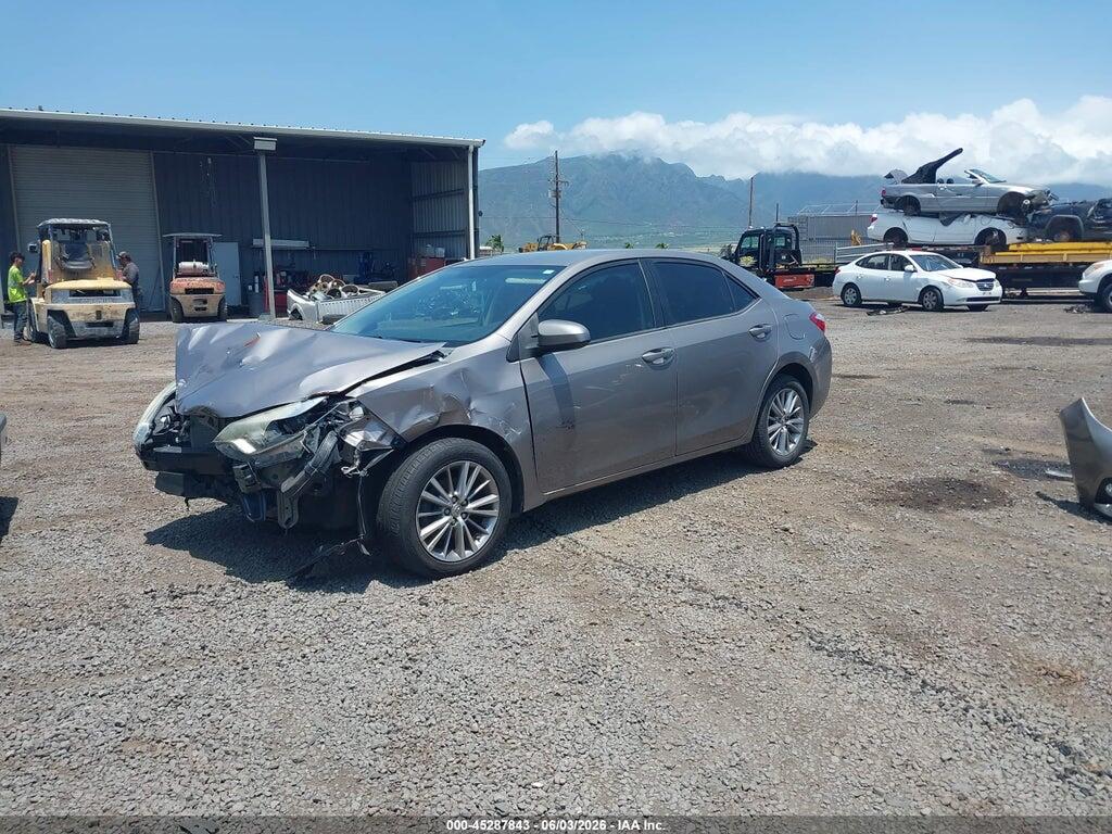 5YFBURHE2EP138217 2014 TOYOTA COROLLA photo no. 2