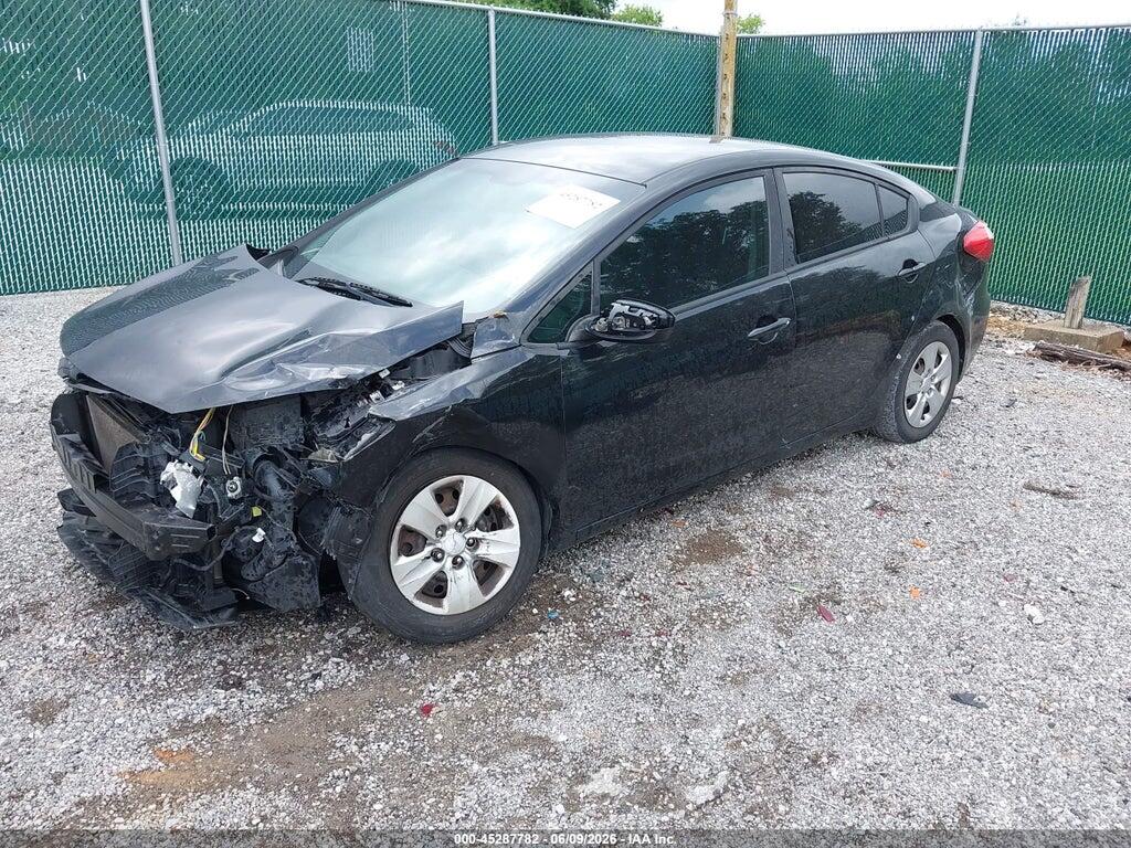 KNAFK4A68G5586620 2016 KIA FORTE photo no. 2
