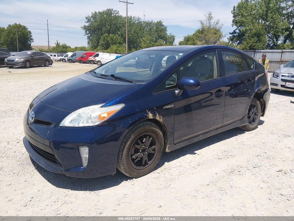 JTDKN3DU2D1621345 2013 TOYOTA PRIUS photo no. 2