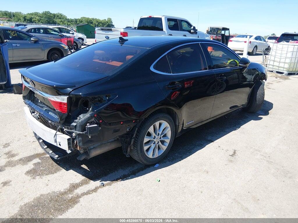 JTHBW1GG7D2000716 2013 LEXUS ES 300H photo no. 4