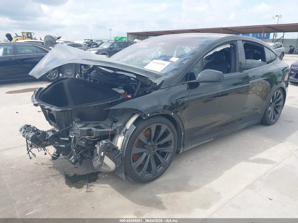7SAXCBE66NF345351 2022 TESLA MODEL X photo no. 2