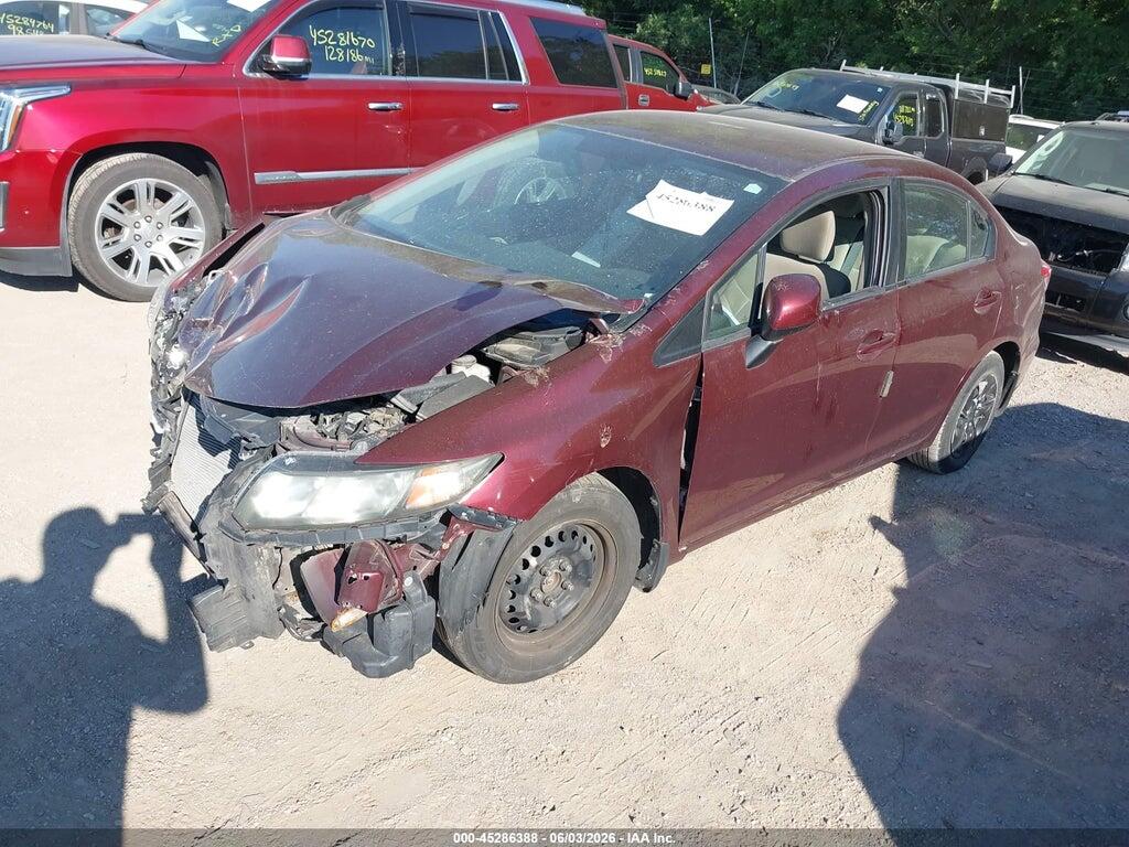 19XFB2F5XDE052137 2013 HONDA CIVIC photo no. 2