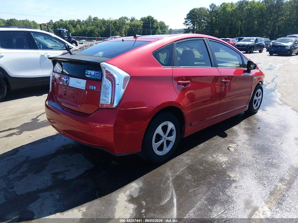JTDKN3DU7F0445465 2015 TOYOTA PRIUS photo no. 4