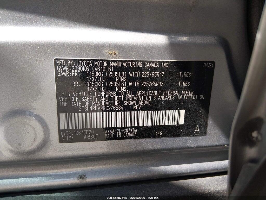 2T3H1RFV2RC276584 2024 TOYOTA RAV4 photo no. 9