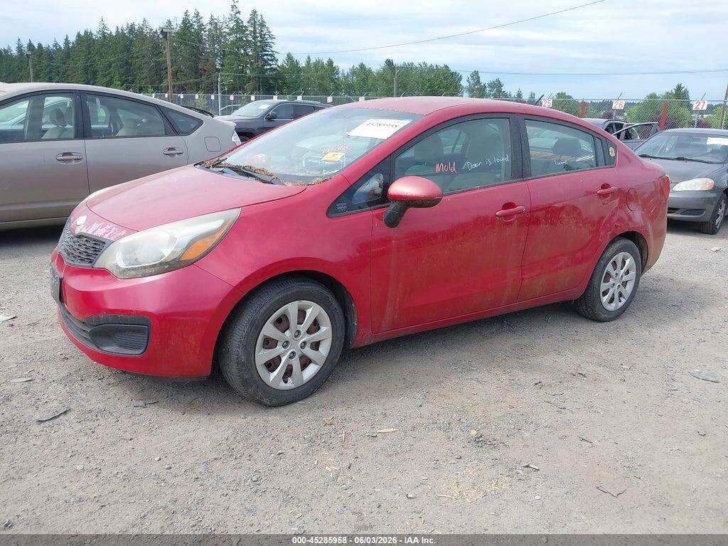 KNADM4A32D6188624 2013 KIA RIO photo no. 2