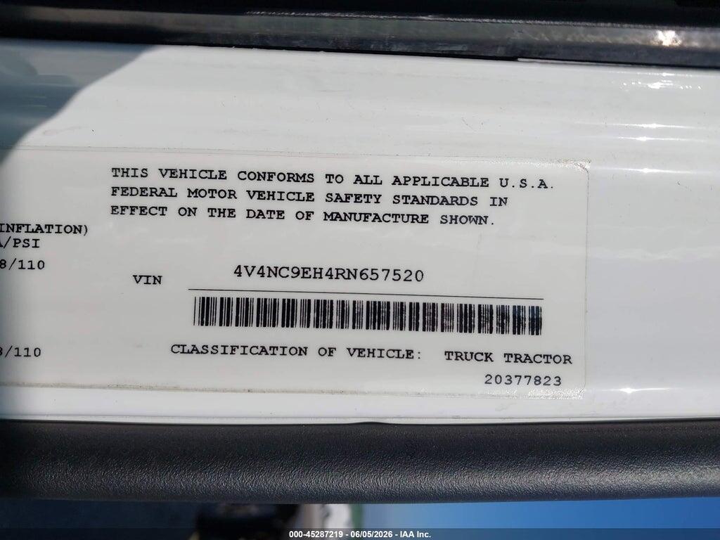 4V4NC9EH4RN657520 2024 VOLVO VNL photo no. 9