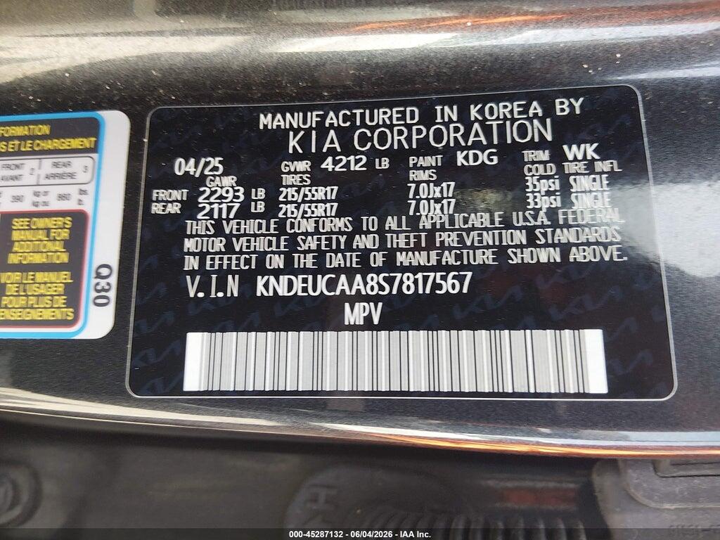 KNDEUCAA8S7817567 2025 KIA SELTOS photo no. 9