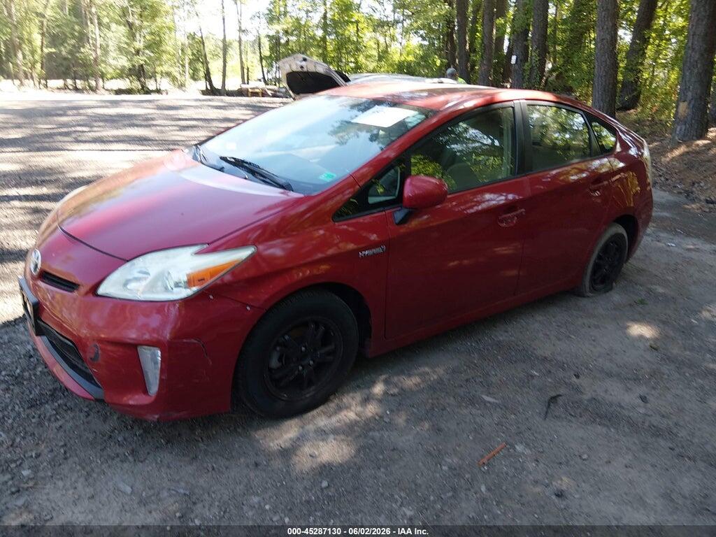 JTDKN3DUXD5577071 2013 TOYOTA PRIUS photo no. 2