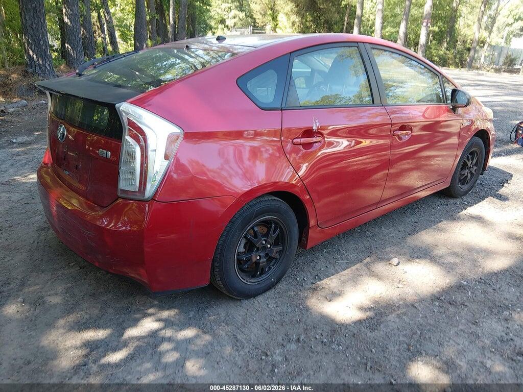 JTDKN3DUXD5577071 2013 TOYOTA PRIUS photo no. 4