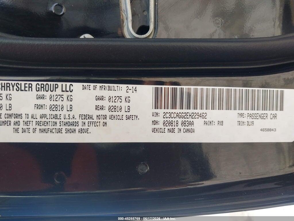 2C3CCAGG2EH229462 2014 CHRYSLER 300 photo no. 9