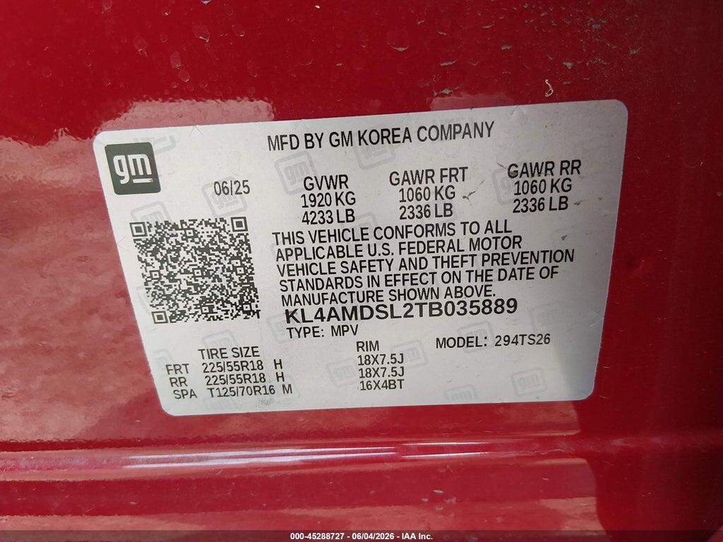 KL4AMDSL2TB035889 2026 BUICK ENCORE GX photo no. 9