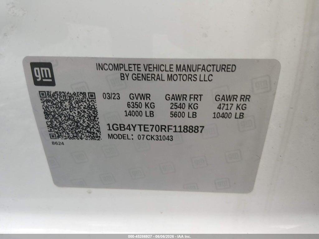1GB4YTE70RF118887 2024 CHEVROLET SILVERADO 3500HD CHASSIS photo no. 8
