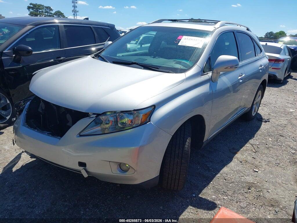 2T2ZK1BA6AC027266 2010 LEXUS RX 350 photo no. 2