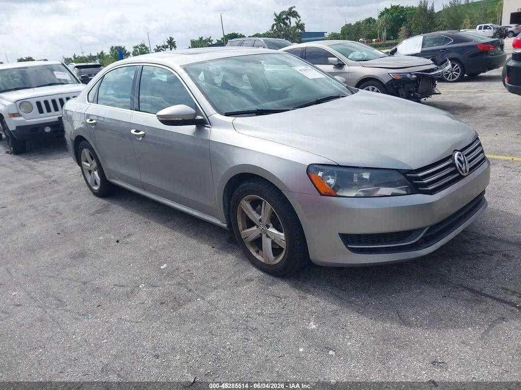 1VWBH7A37CC074938 2012 VOLKSWAGEN PASSAT photo no. 1