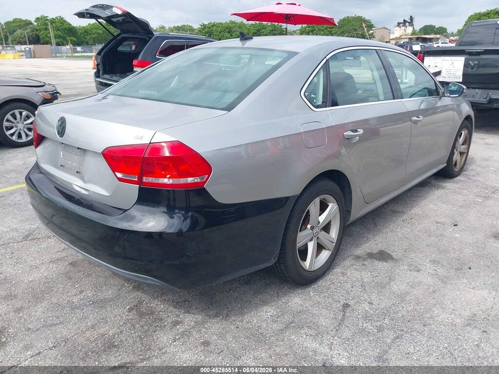 1VWBH7A37CC074938 2012 VOLKSWAGEN PASSAT photo no. 4