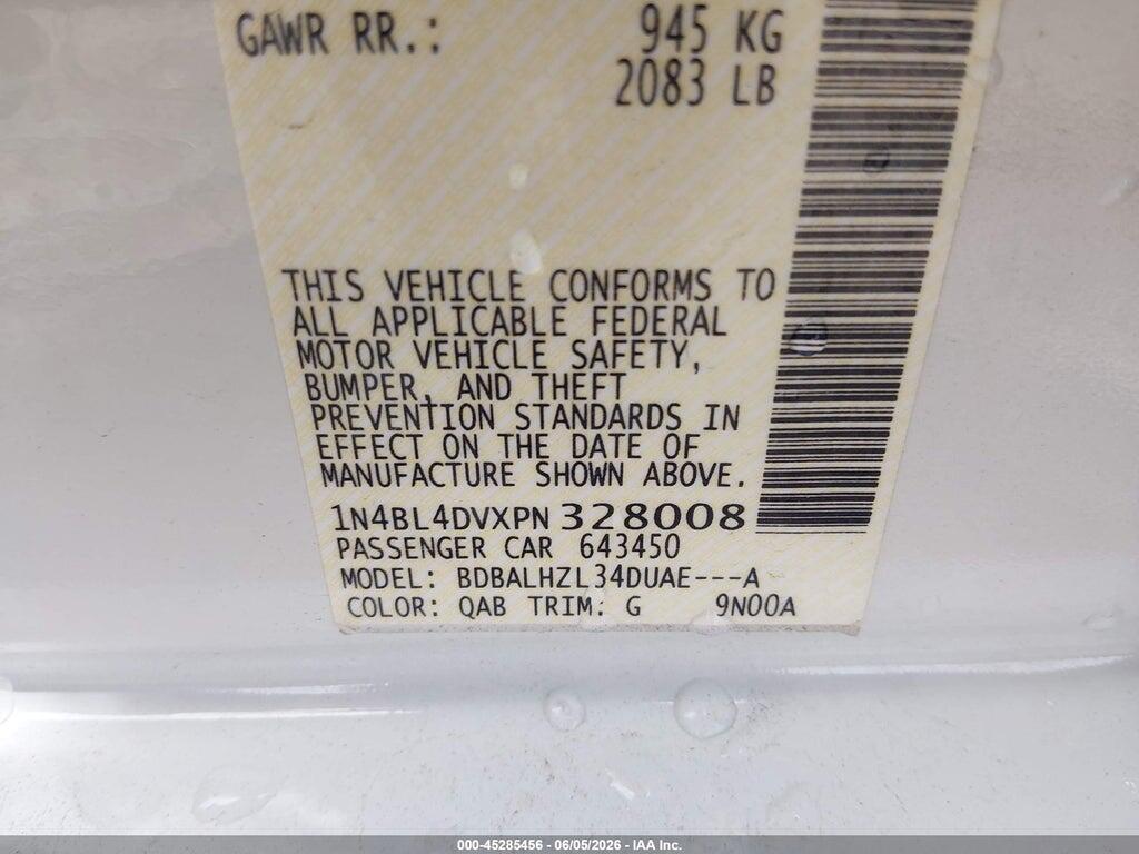 1N4BL4DVXPN328008 2023 NISSAN ALTIMA photo no. 9