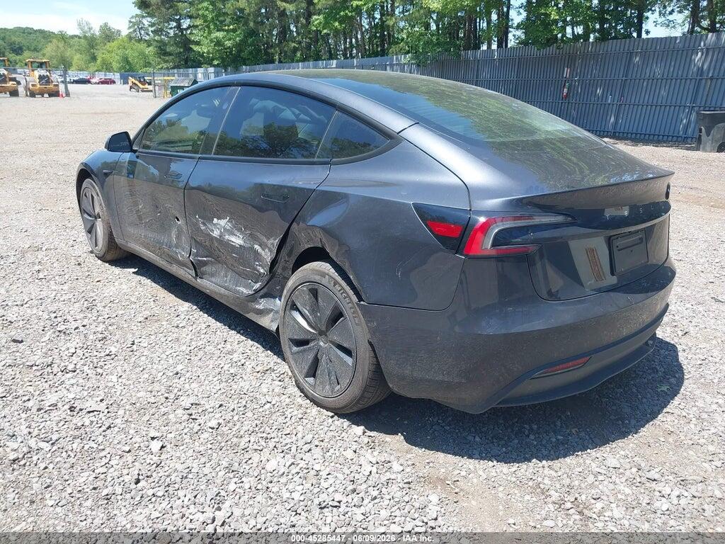 5YJ3E1EA6SF041713 2025 TESLA MODEL 3 photo no. 3