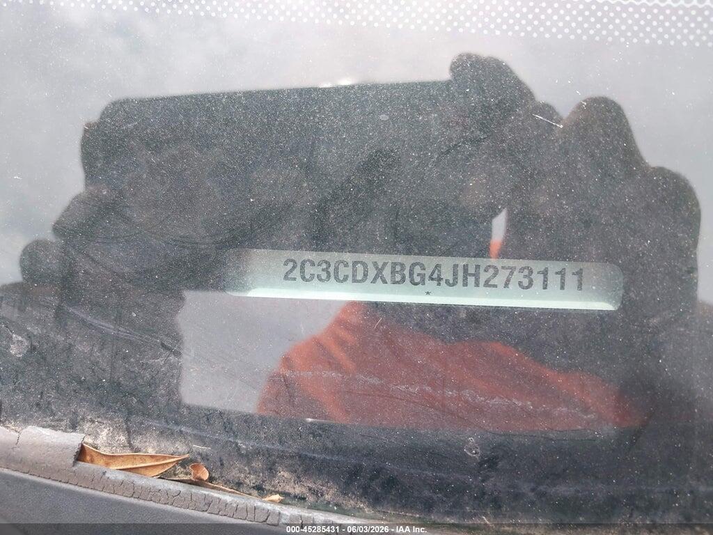 2C3CDXBG4JH273111 2018 DODGE CHARGER photo no. 9
