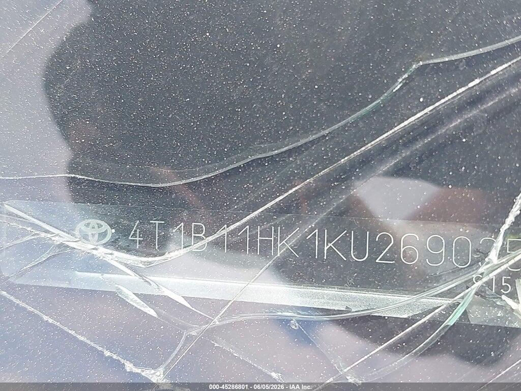 4T1B11HK1KU269035 2019 TOYOTA CAMRY photo no. 9