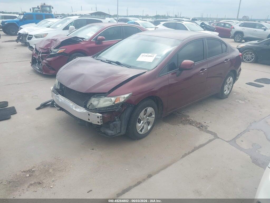 2HGFB2F50DH535769 2013 HONDA CIVIC photo no. 2