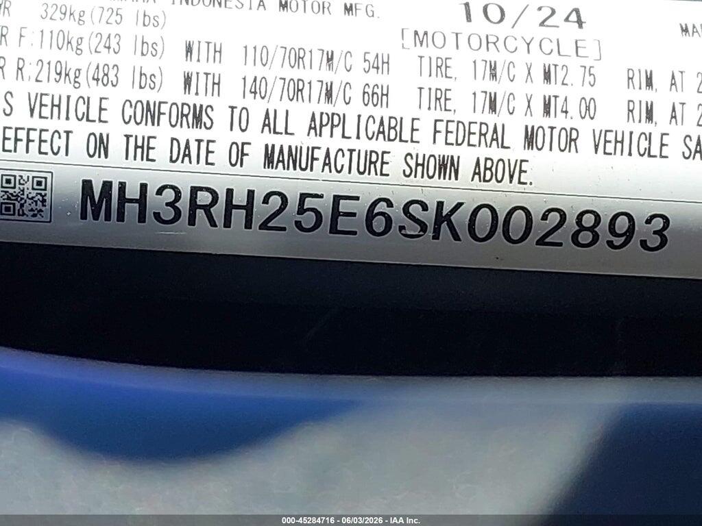 MH3RH25E6SK002893 2025 YAMAHA YFZ320 photo no. 10