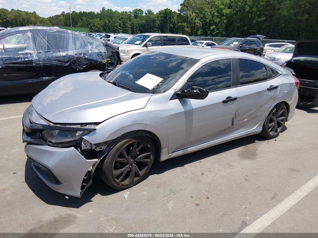 2HGFC2F8XKH552373 2019 HONDA CIVIC photo no. 2