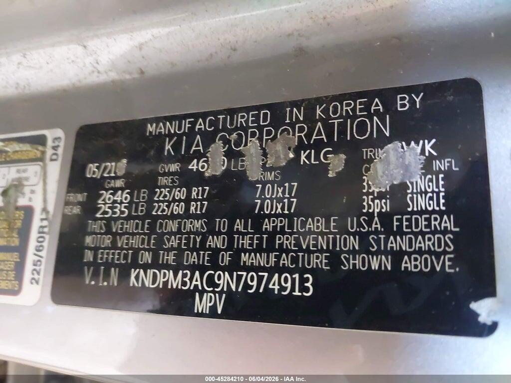 KNDPM3AC9N7974913 2022 KIA SPORTAGE photo no. 9
