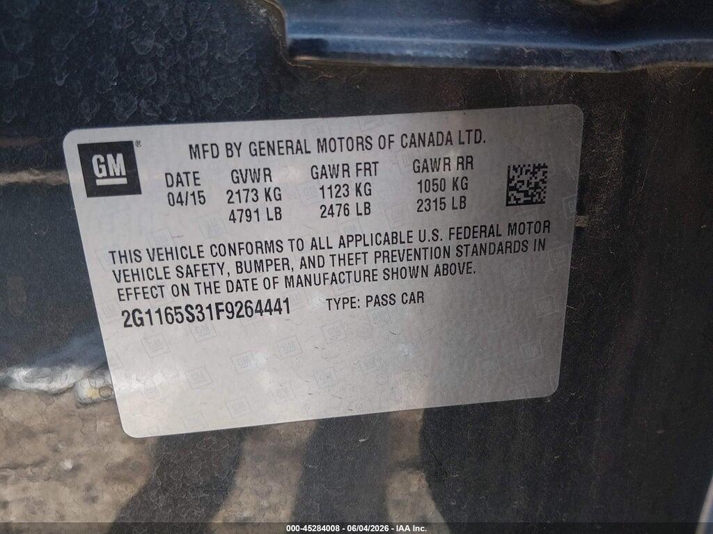 2G1165S31F9264441 2015 CHEVROLET IMPALA photo no. 9