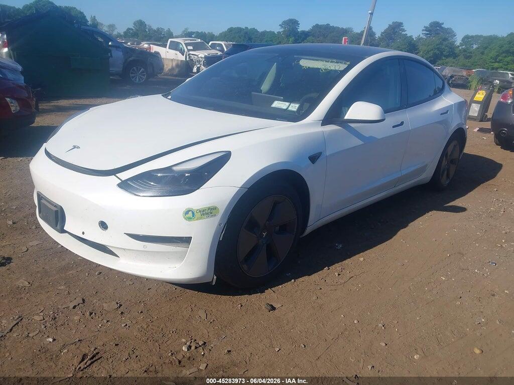 5YJ3E1EB3MF924793 2021 TESLA MODEL 3 photo no. 2