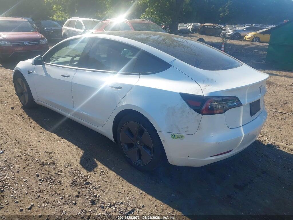 5YJ3E1EB3MF924793 2021 TESLA MODEL 3 photo no. 3