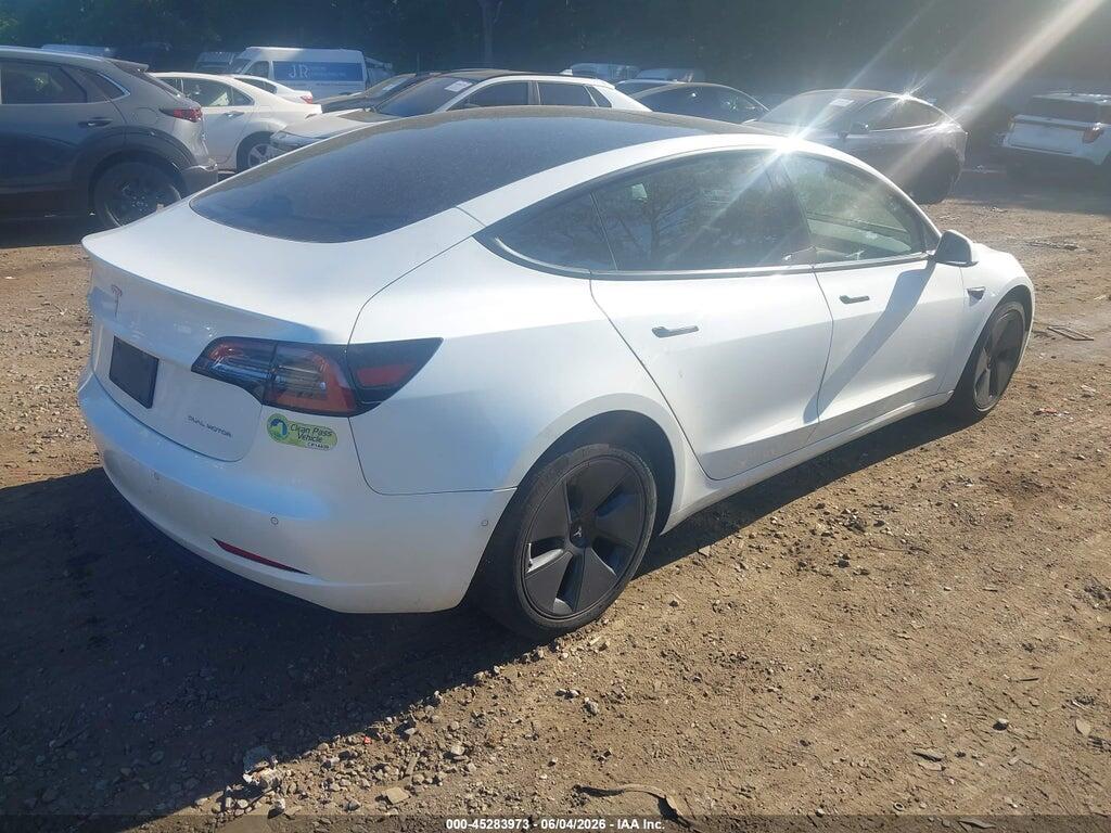 5YJ3E1EB3MF924793 2021 TESLA MODEL 3 photo no. 4