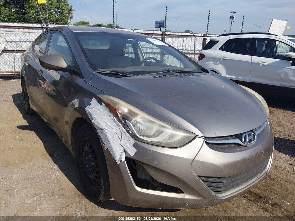 5NPDH4AE7GH771239 2016 HYUNDAI ELANTRA photo no. 1
