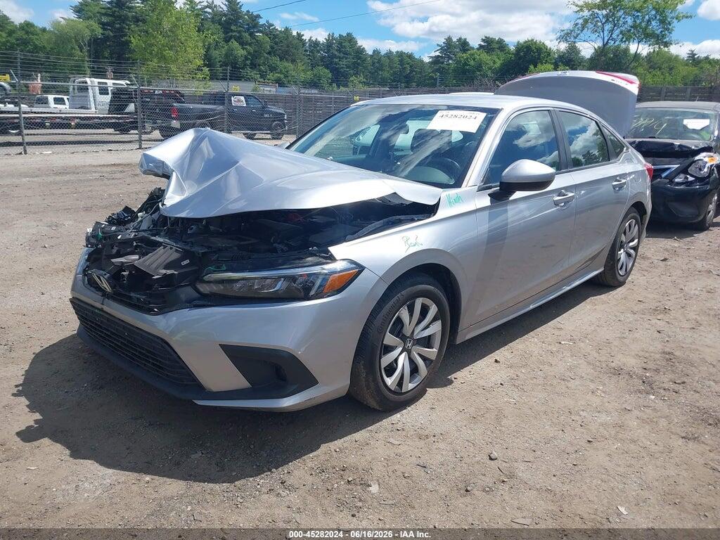 2HGFE2F25NH558902 2022 HONDA CIVIC photo no. 2