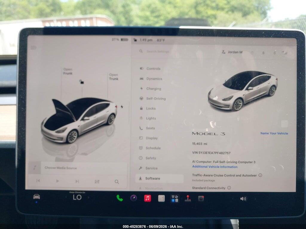 5YJ3E1EA7PF482757 2023 TESLA MODEL 3 photo no. 7