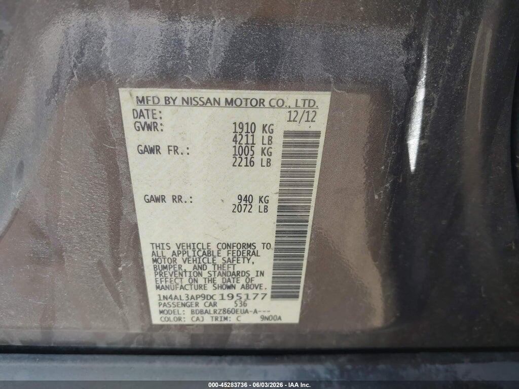 1N4AL3AP9DC195177 2013 NISSAN ALTIMA photo no. 9